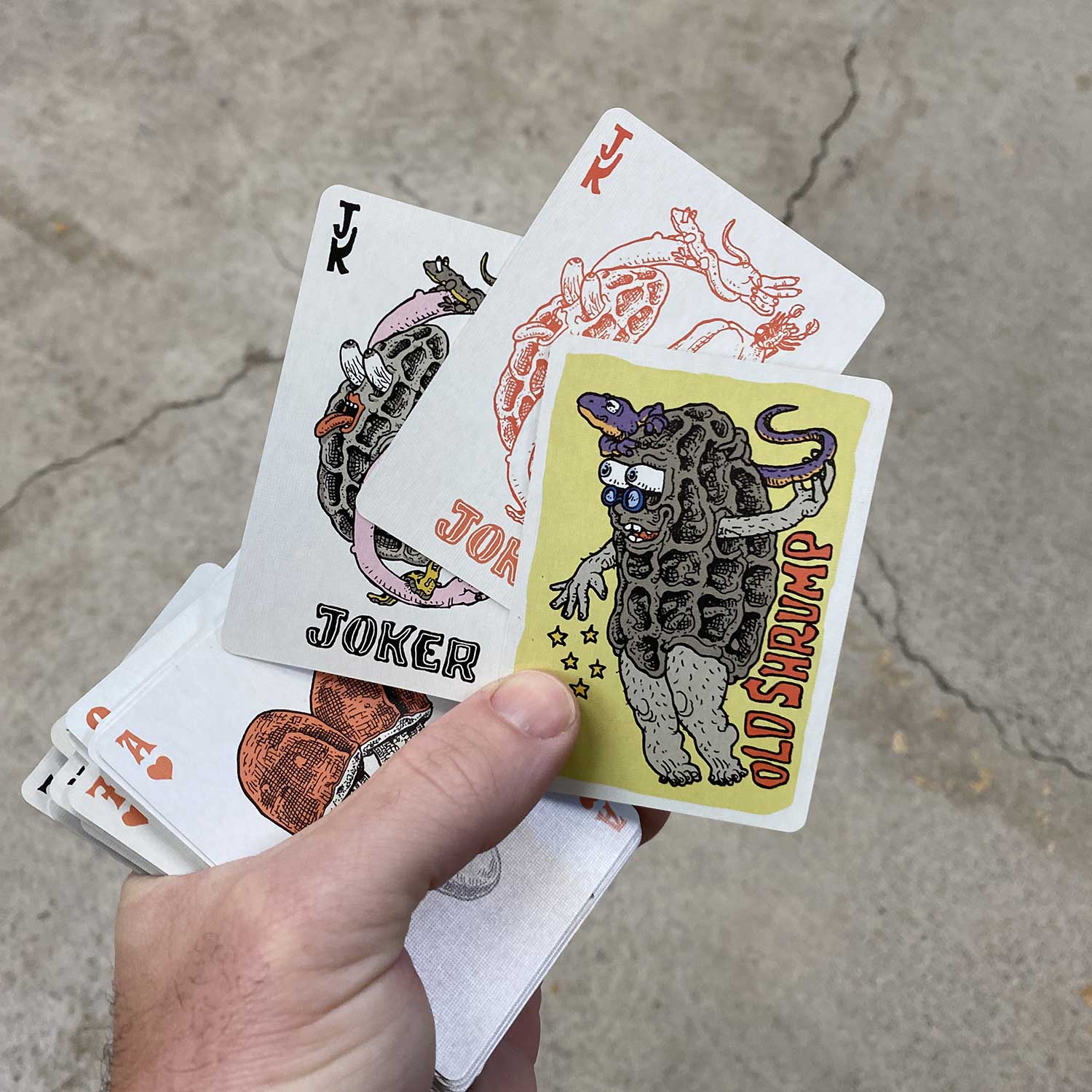 Holy Shrump! Mushroom Playing Cards: SINGLE DECK