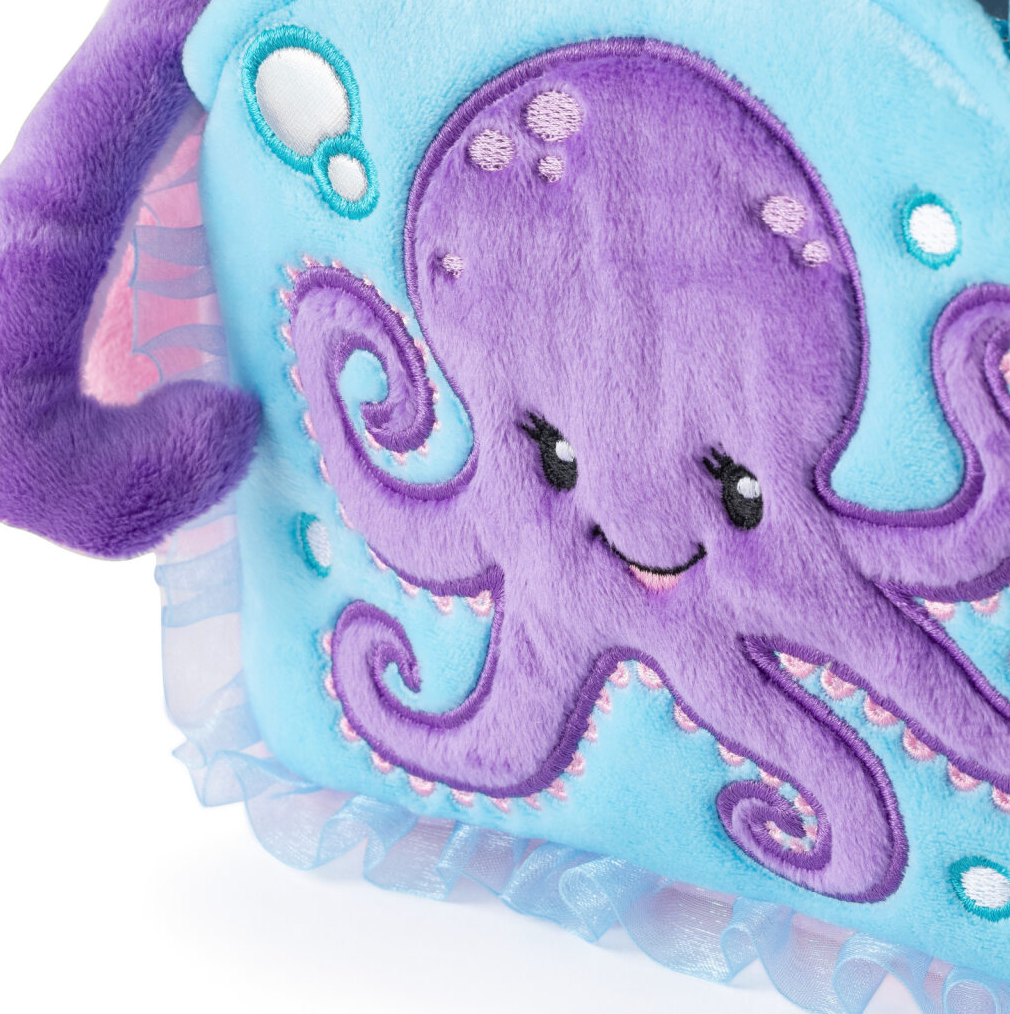 Plush Animal Set with Purse - Octopus