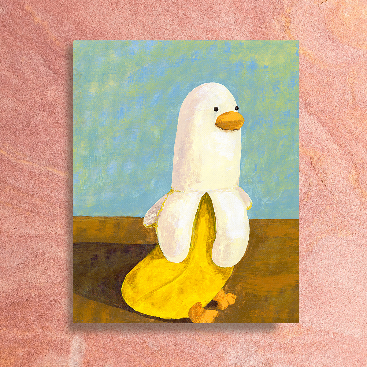 Banana Duck - 8x10" Art Print