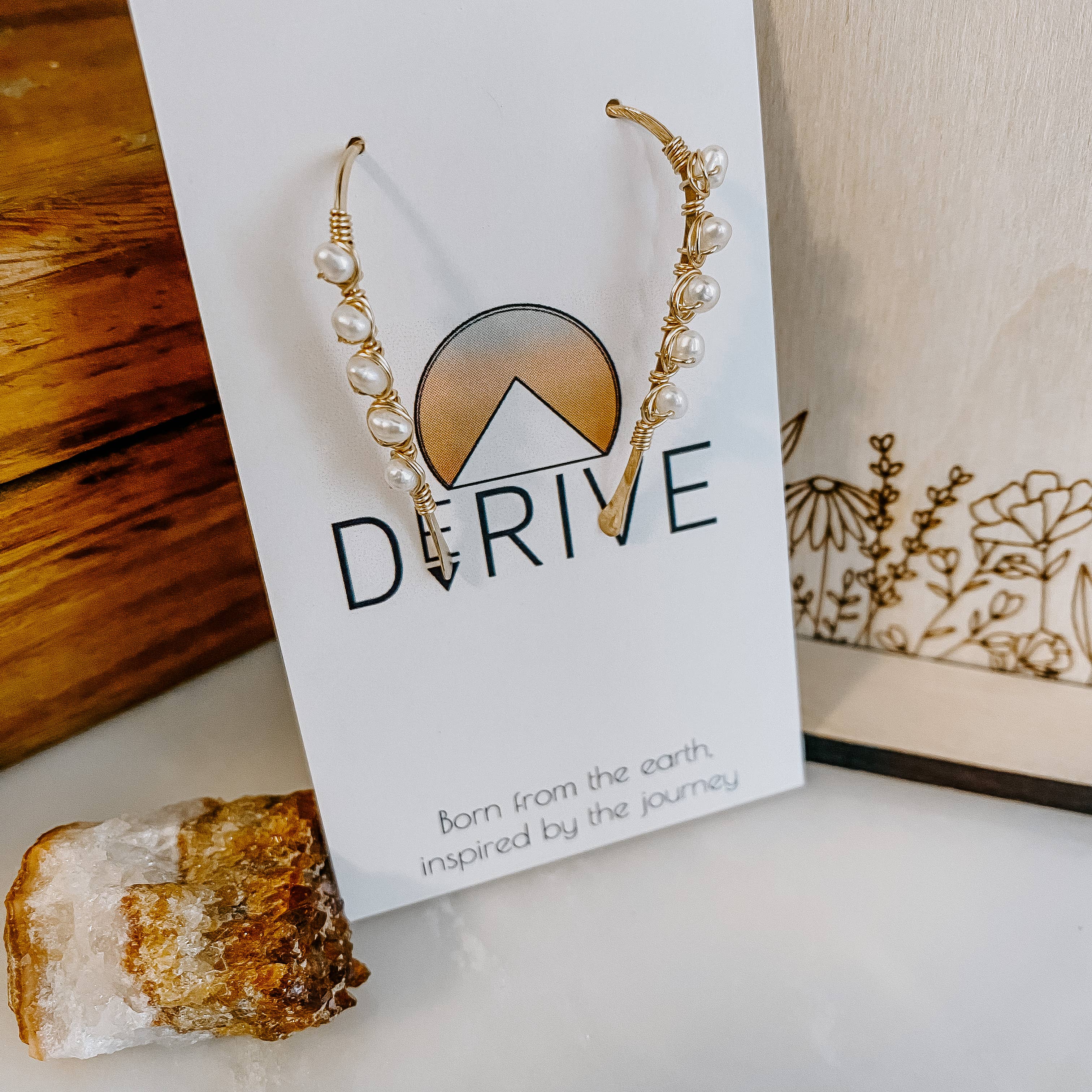 Mini Pearl Threader Earrings: Sterling Sliver