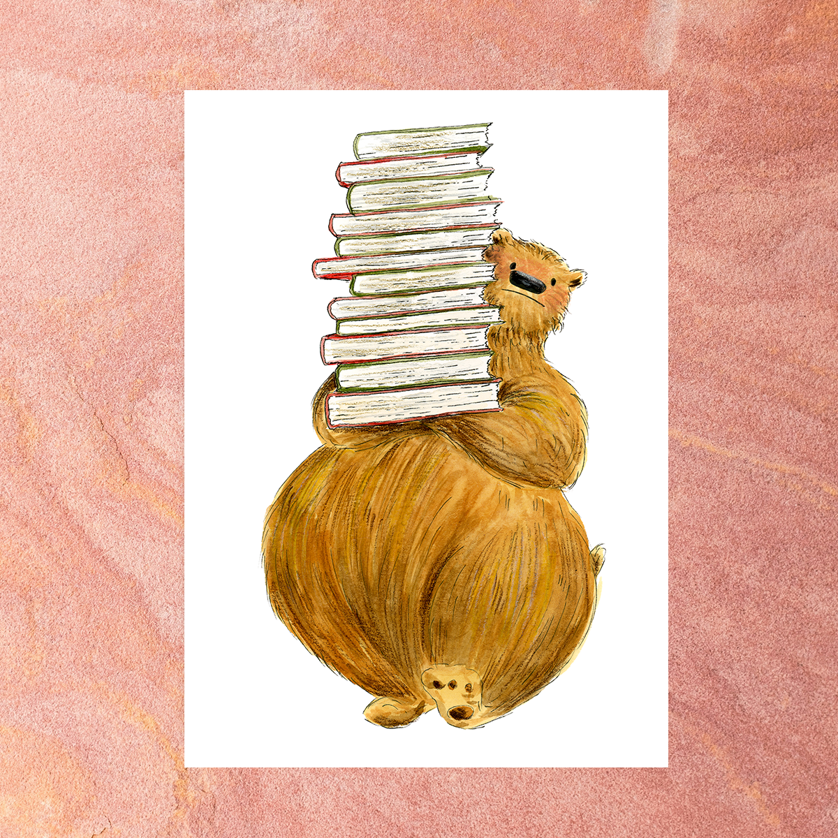 Big Reader - 5x7" Art Print