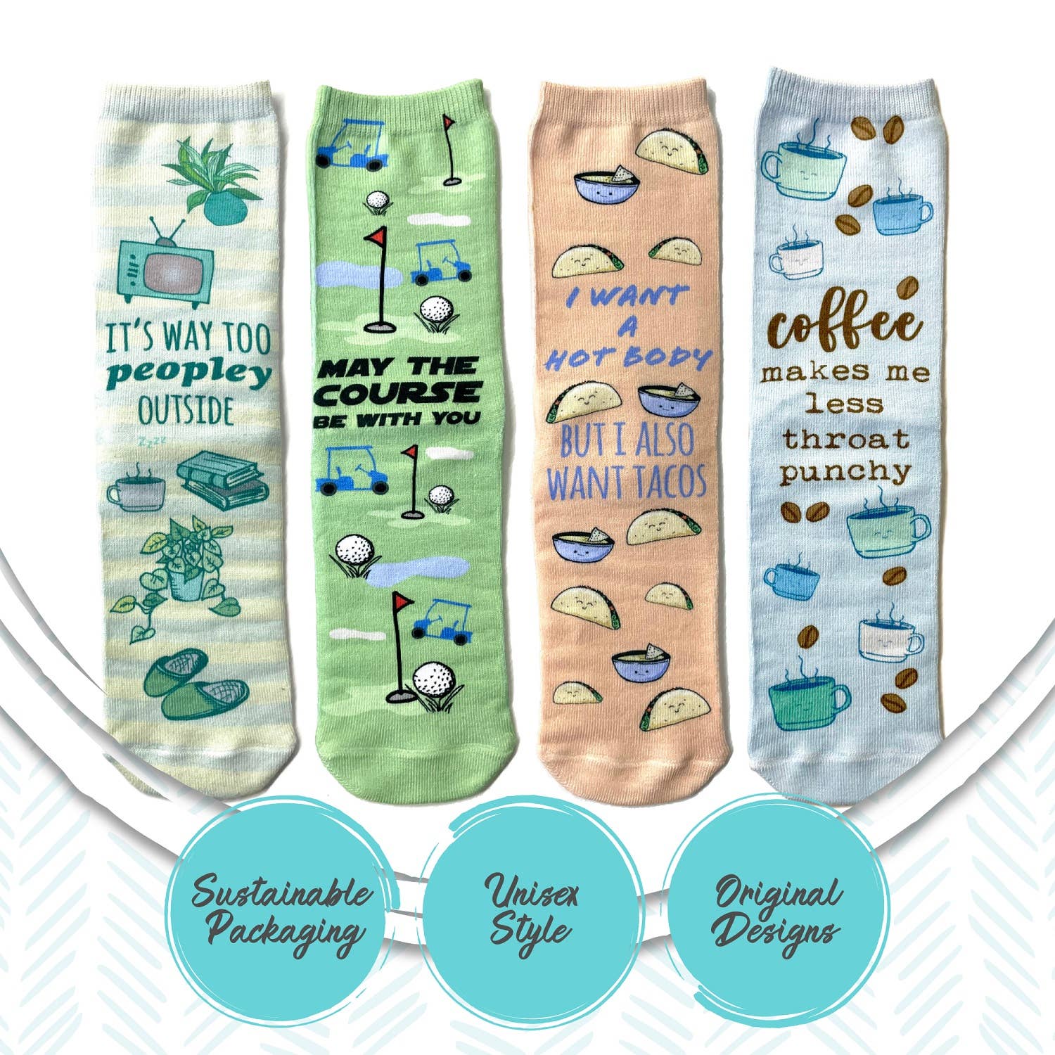 I Need a Huge Margarita - Funny Socks