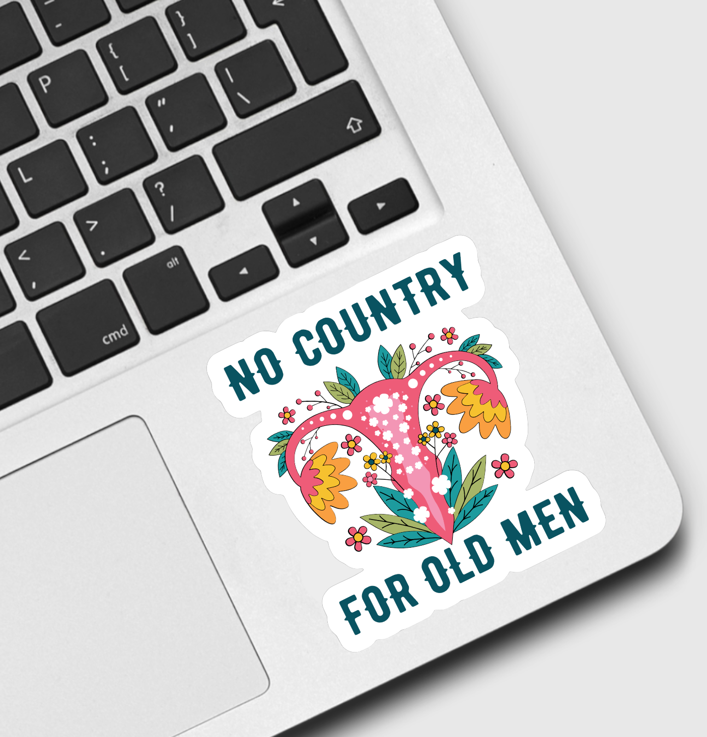 No Country for Old Men Pro Women Sticker