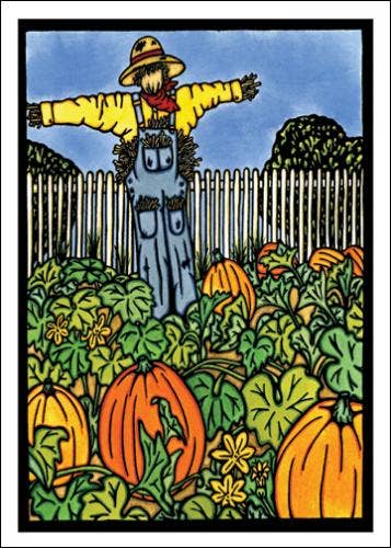 Greeting Card Pumpkin Patch