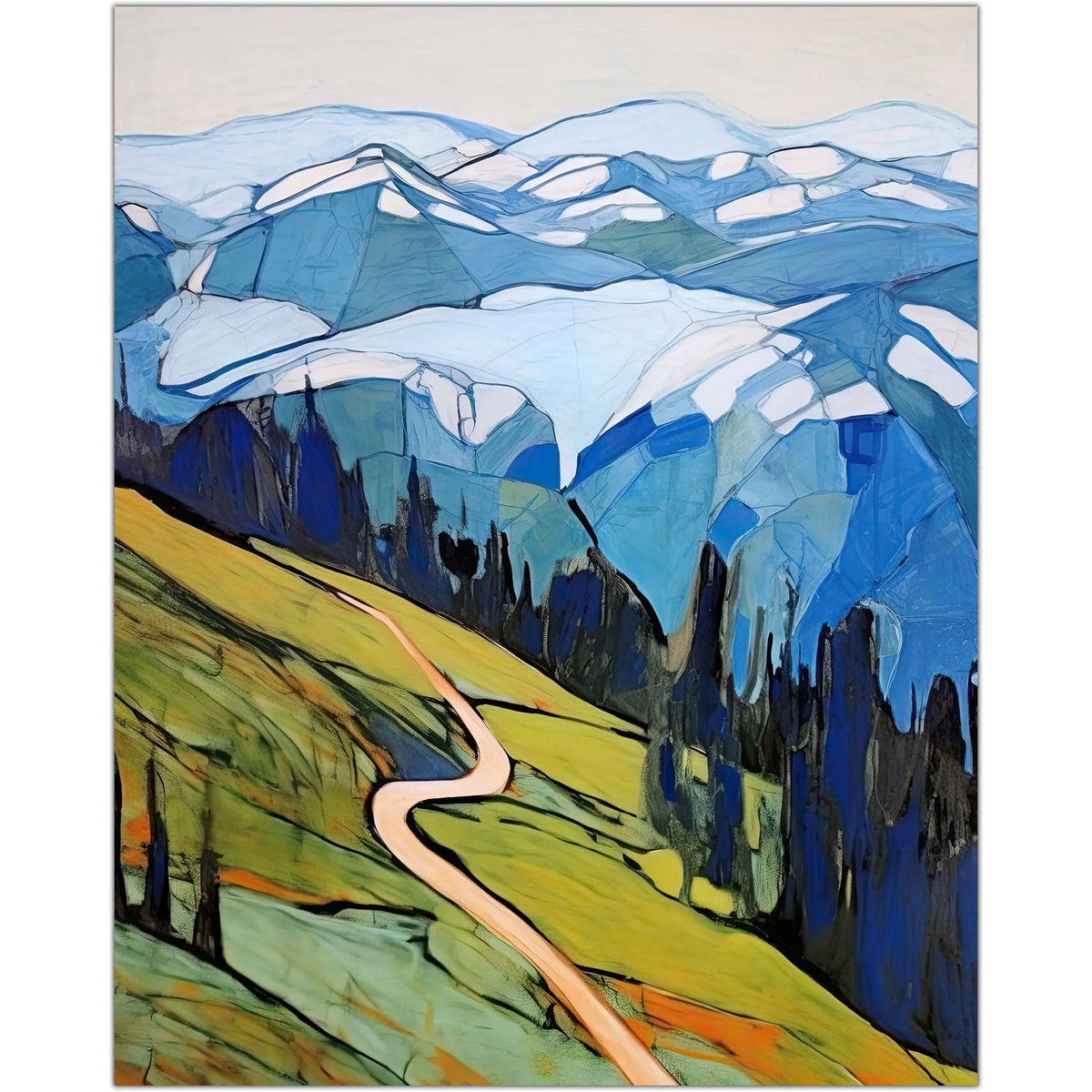 Hurricane Ridge Olympic Art Print
