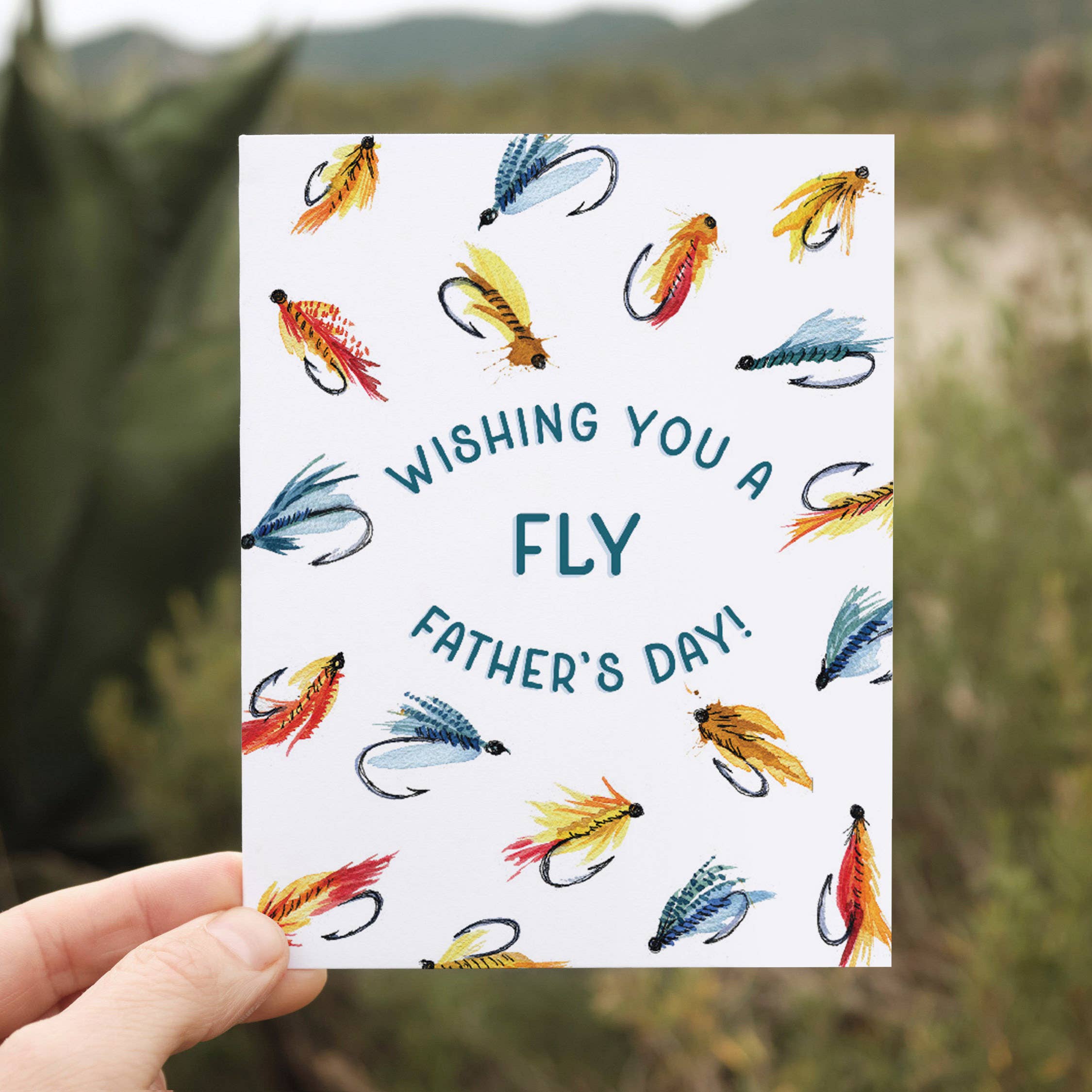 Fly Fishing Father’s Day Card | Funny Card for Dad