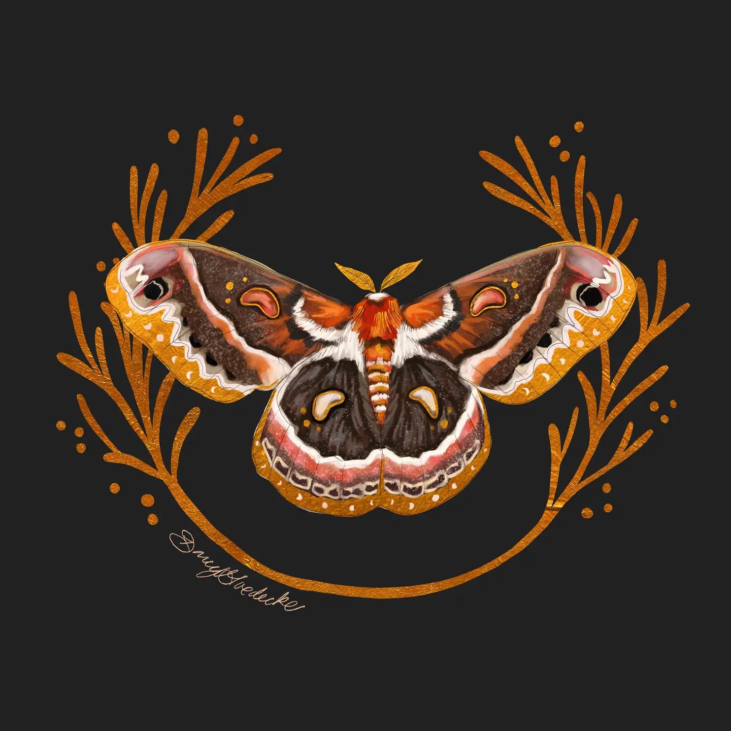 Bronze Moth | Art Print