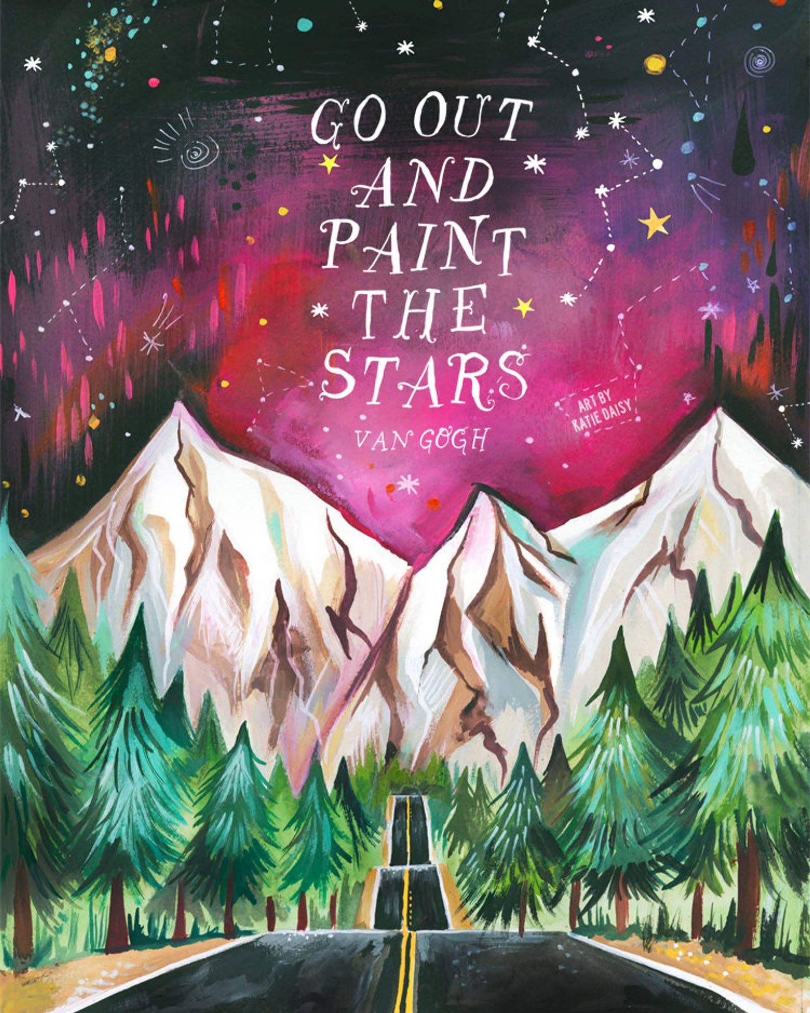 Paint the Stars Print: 8 x 10