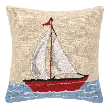 Sailboat Hook Pillow