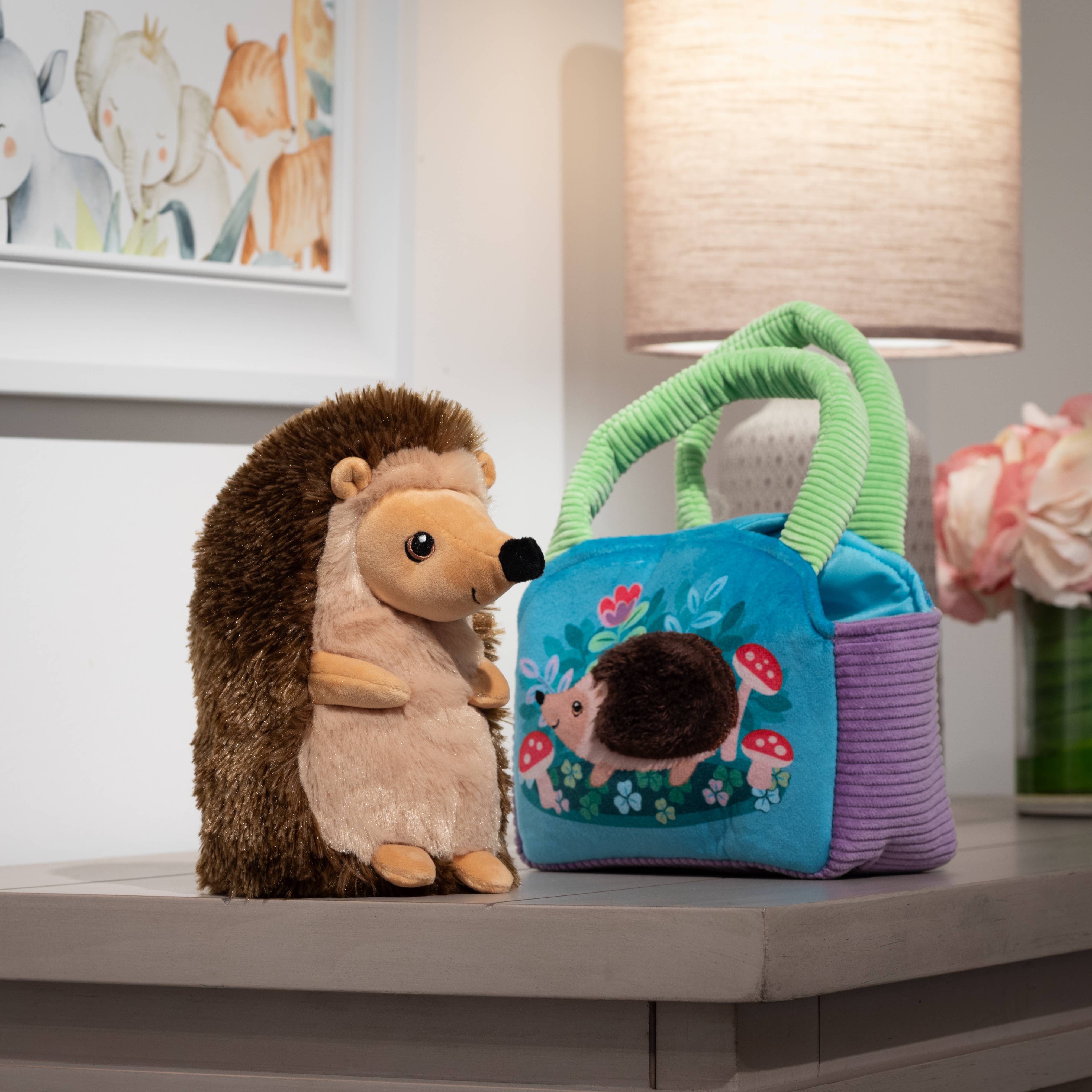 Purse & 9" Plush Hedgehog