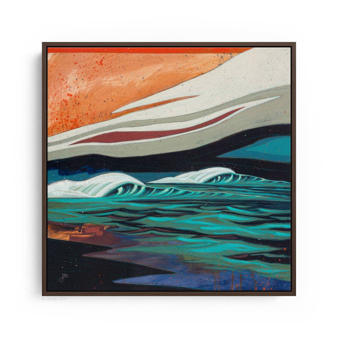 Dark Seas - WHLSL Print: Unframed / 12x12 / Bamboo Paper