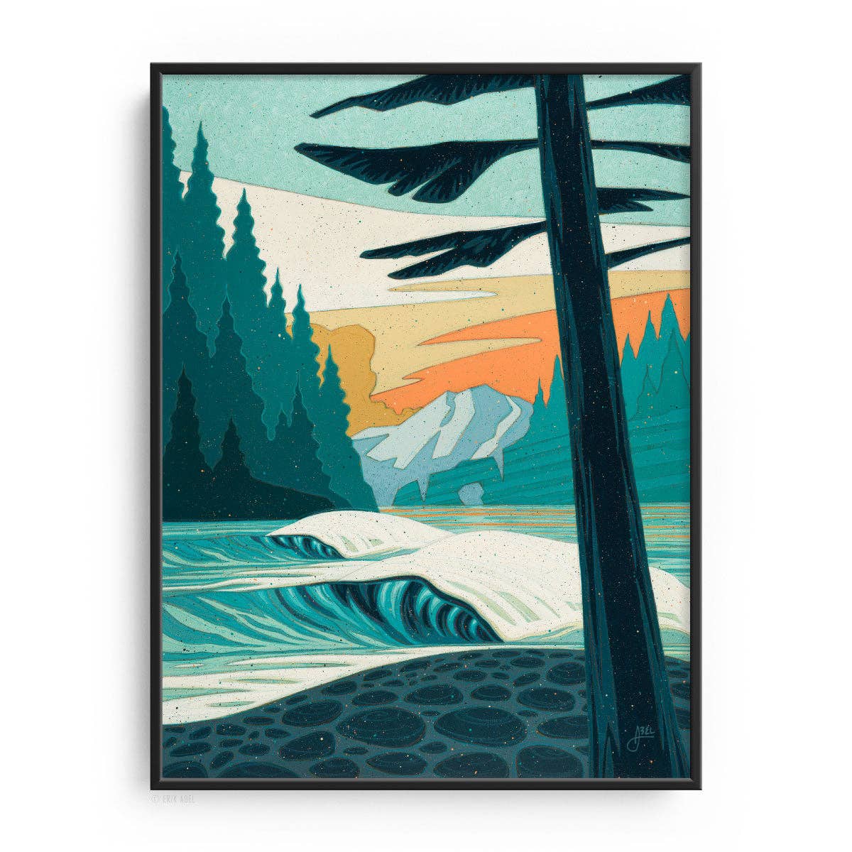 Happy Endings - WHLSL Print: Unframed / 9x12 / Paper