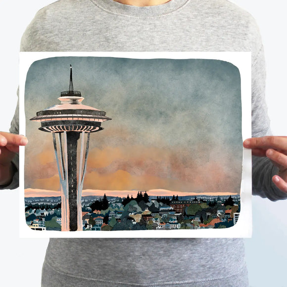 Seattle Space Needle Print