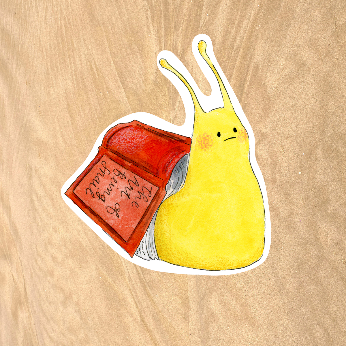 Book-snail - Sticker