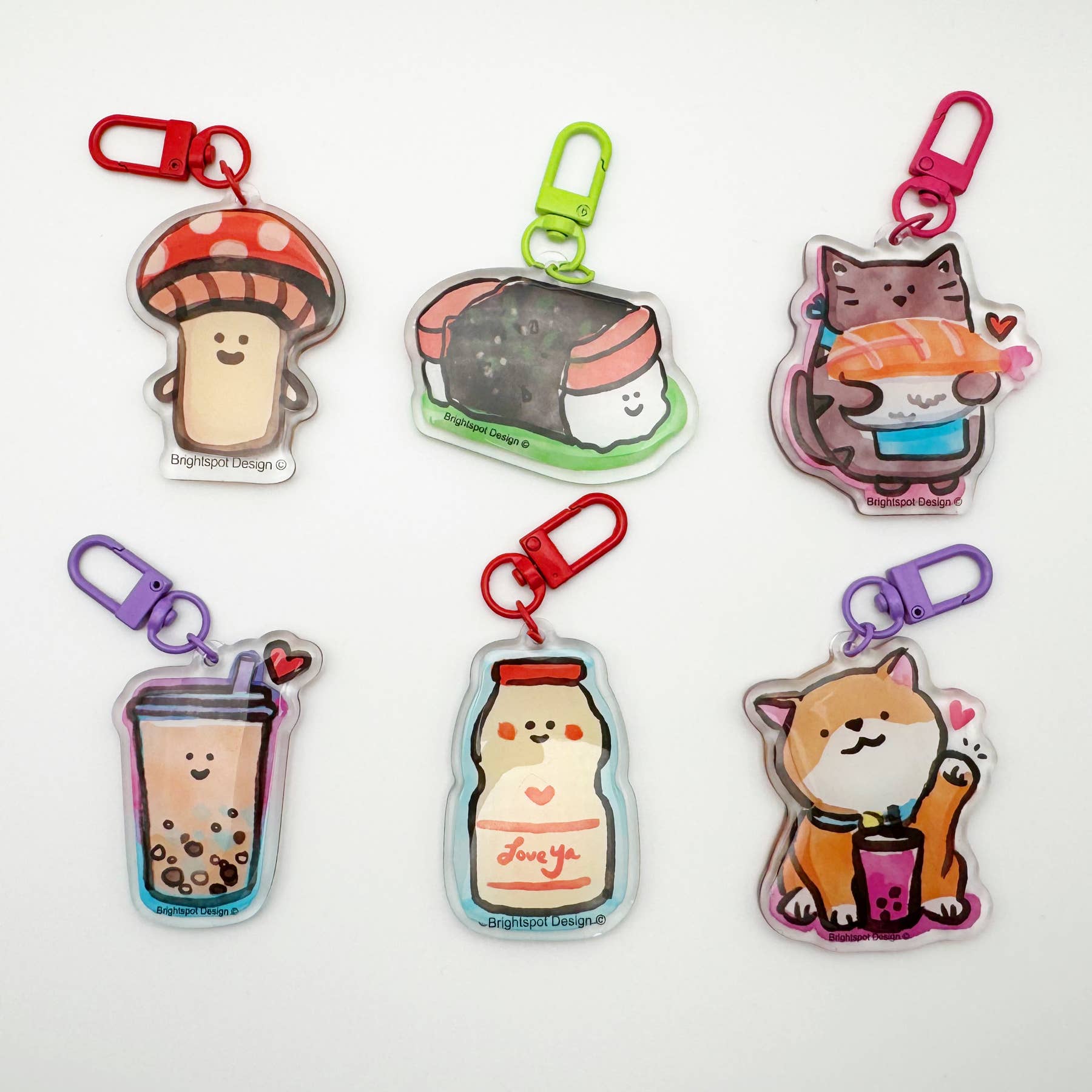 Dog Ramen Keychain
