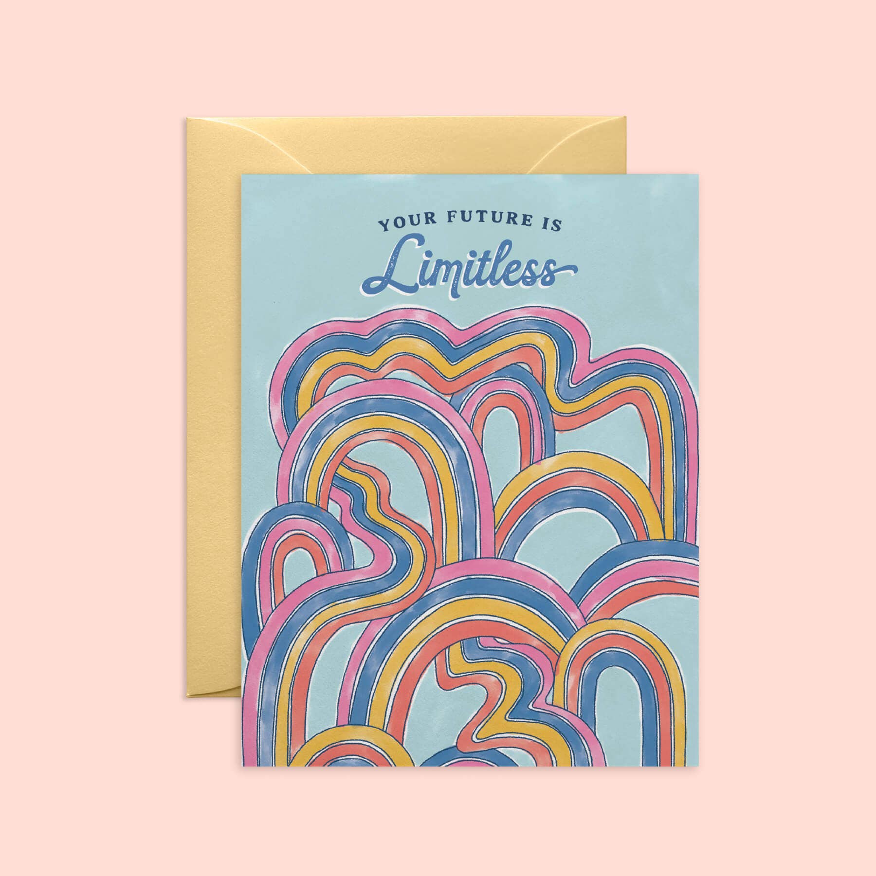 Rainbow Roads Congrats-Card