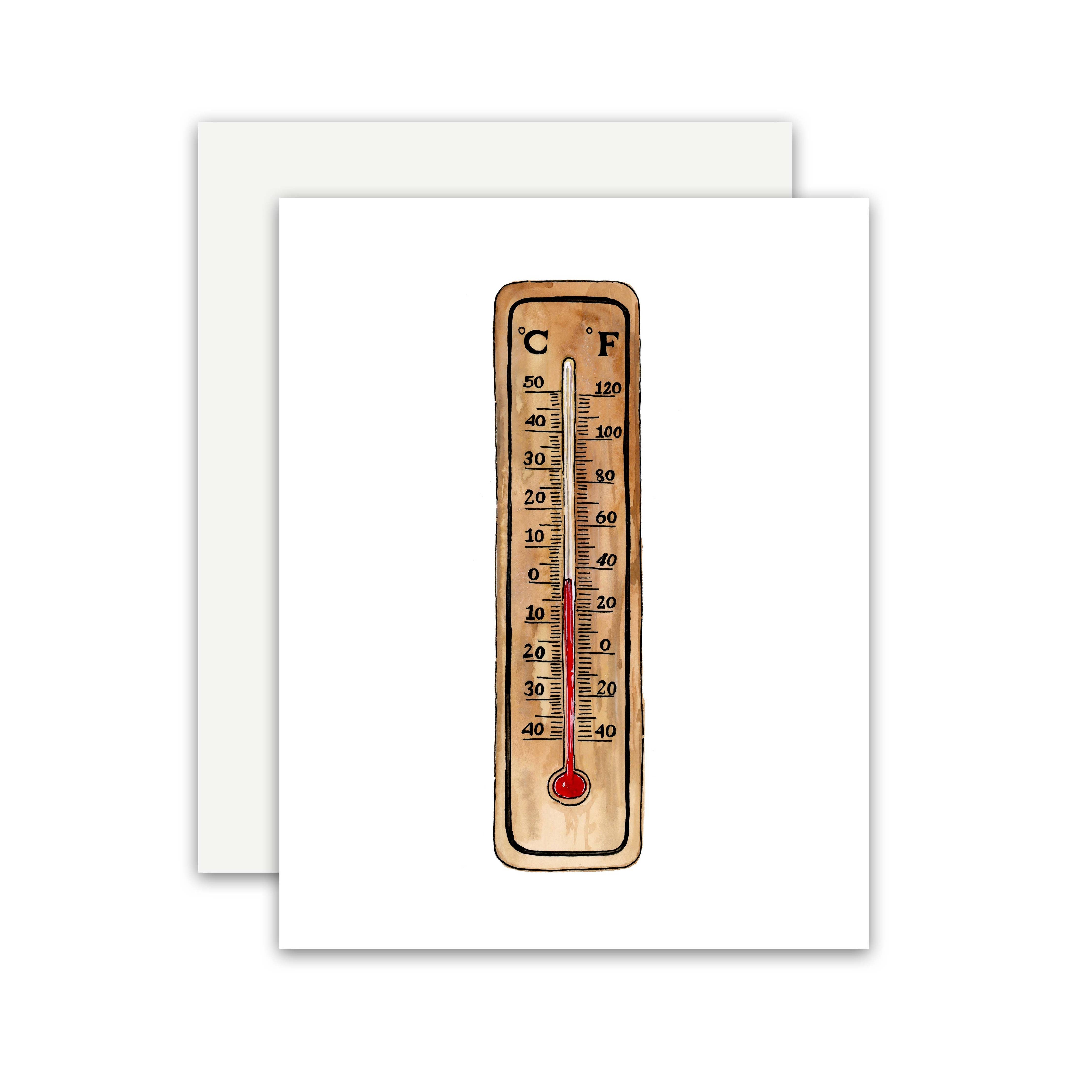 Thermometer Card