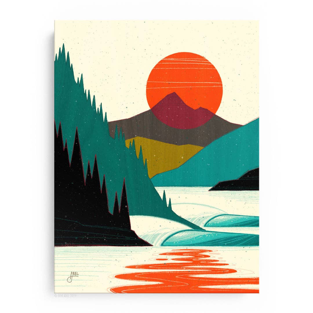 Northern Sol - WHLSL Print: Unframed / 9x12 / Bamboo Paper