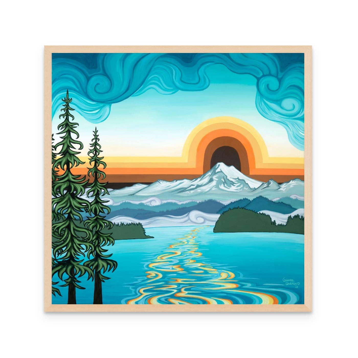 "Magic in the Air" Print: 24x24" / Canvas