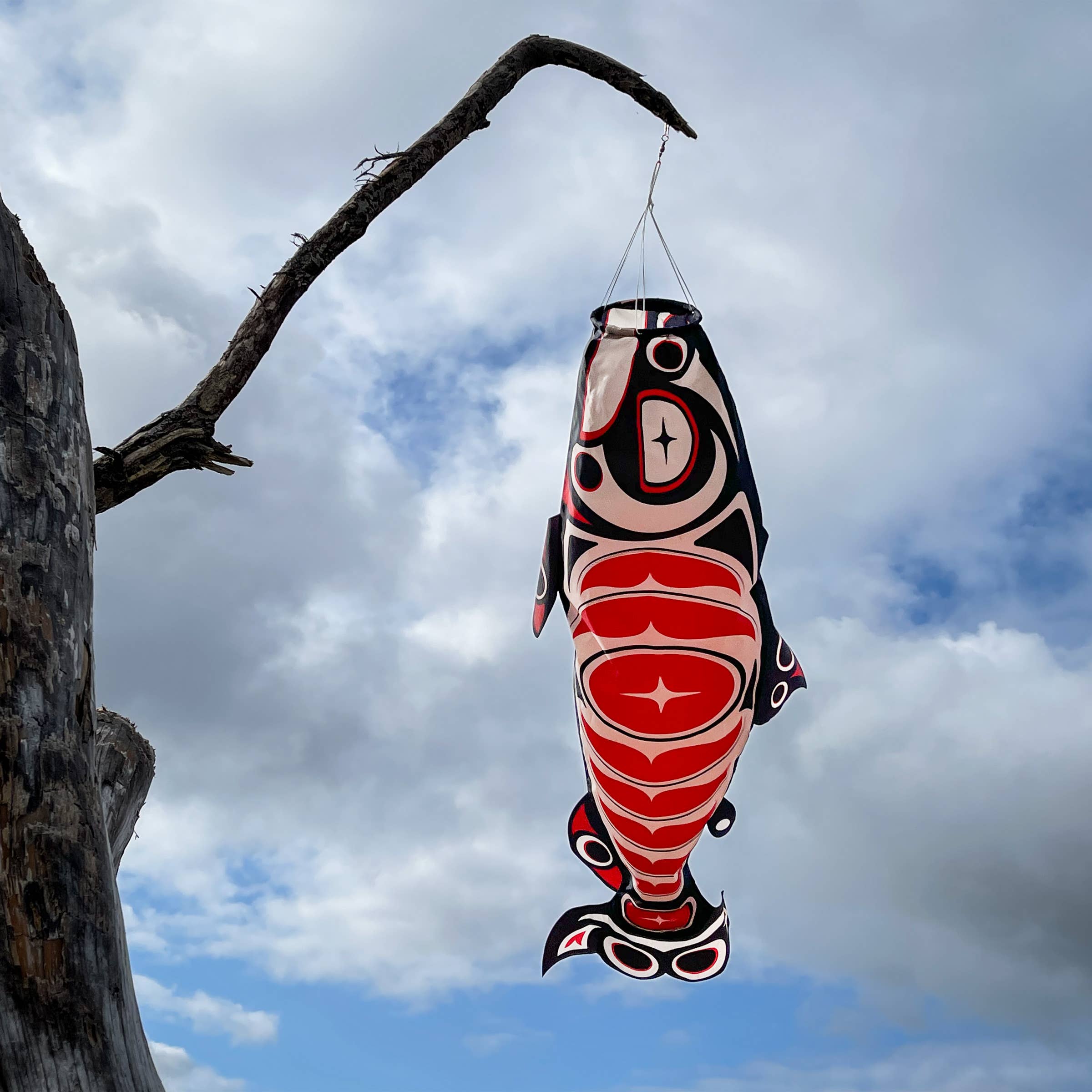 Salmon Totem 48" Fish Windsock