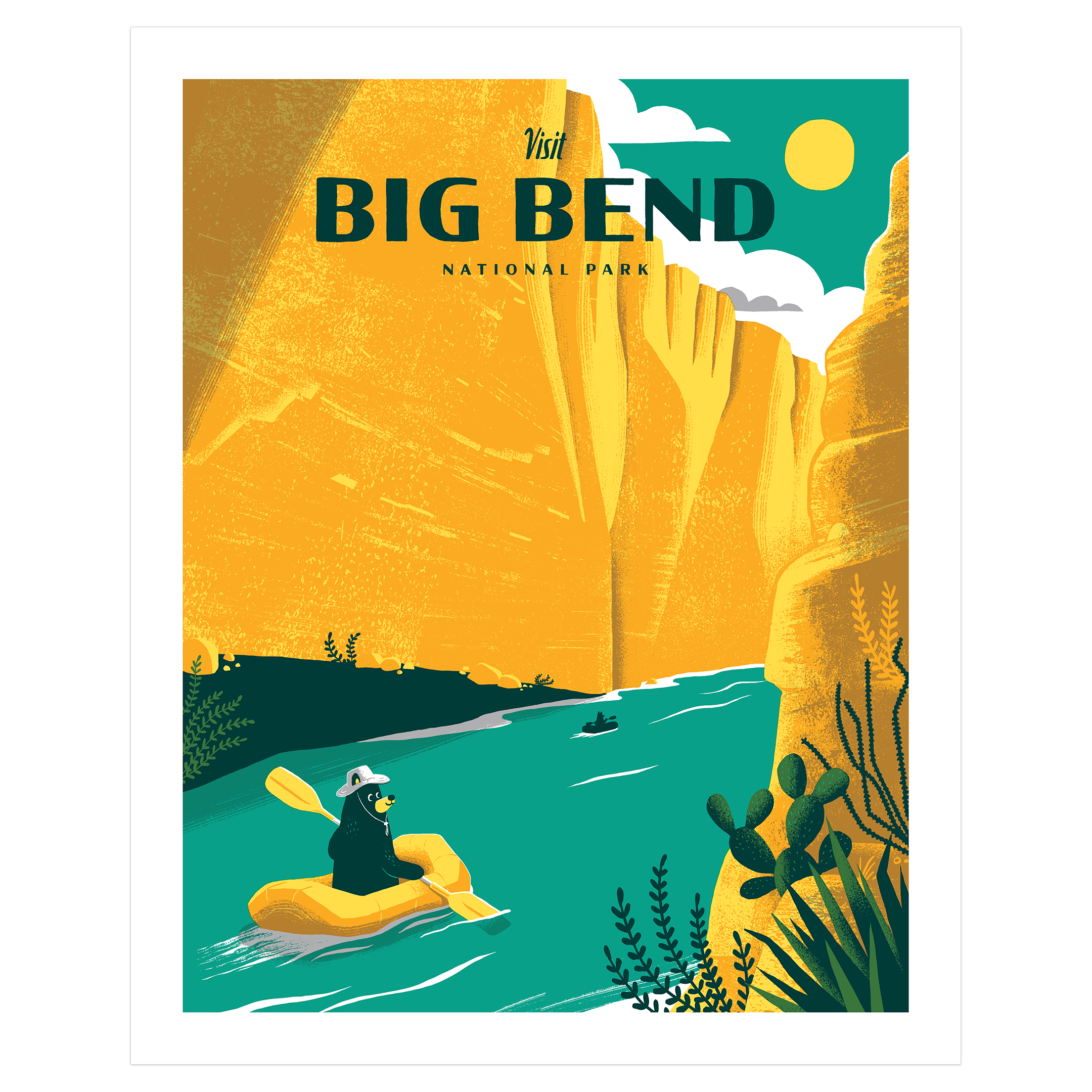 Big Bend National Park Poster: 16x20"