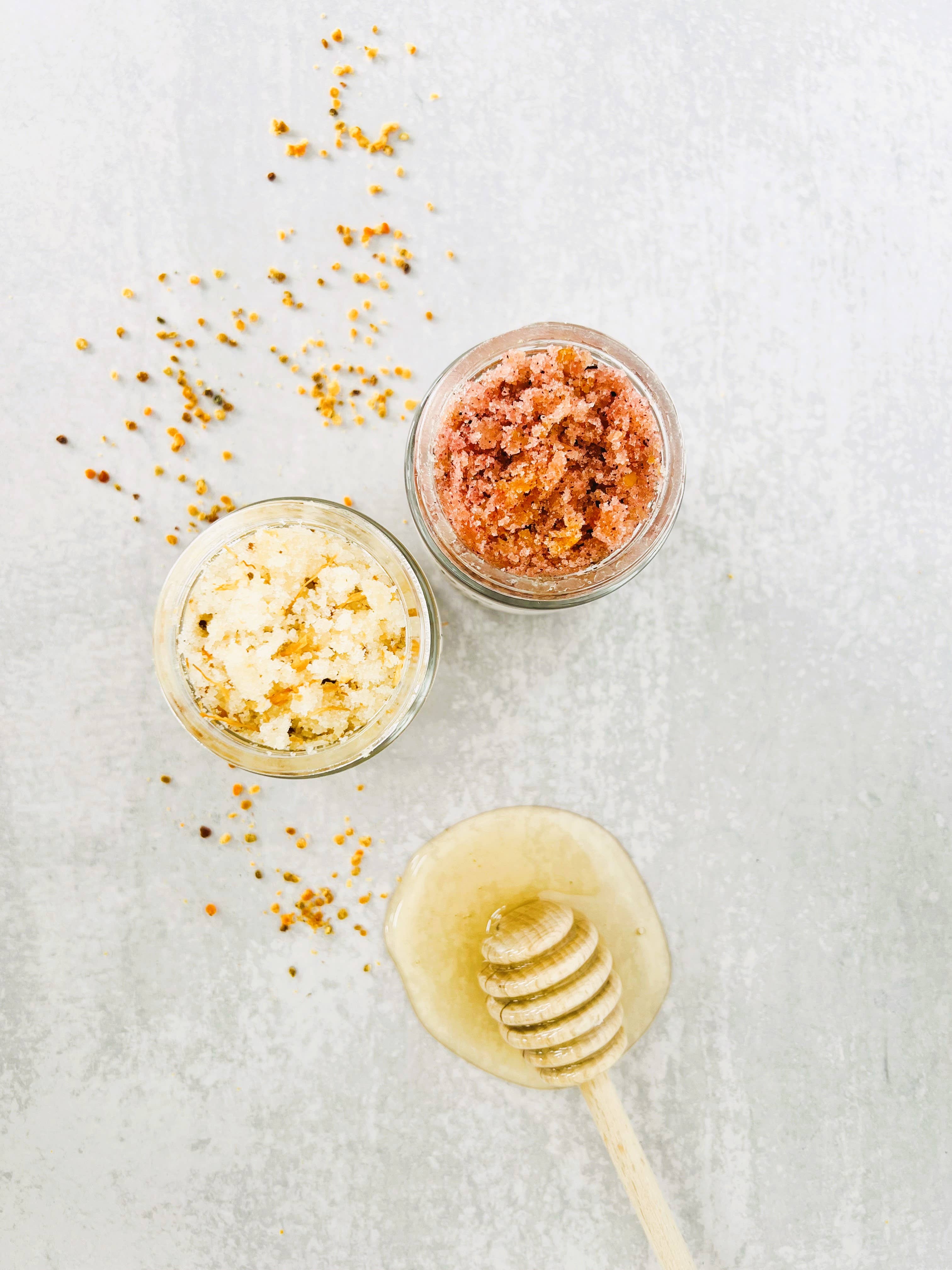 Honey & Pollen Sugar Scrub: Bergamot Nectarine
