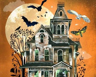 October House Art Print: 8 x 10