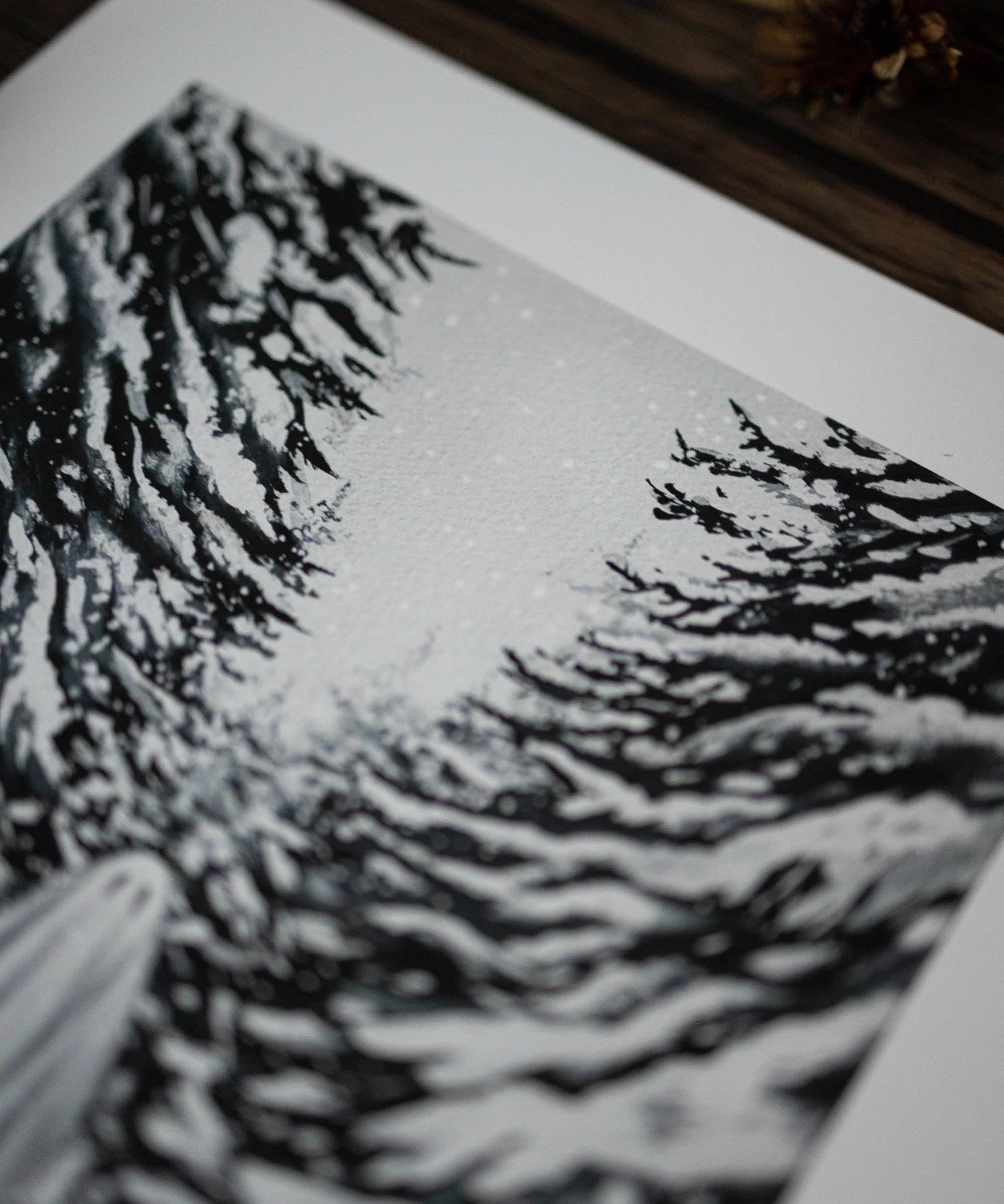 "Winter Solstice" | Fine Art Print: 5x7