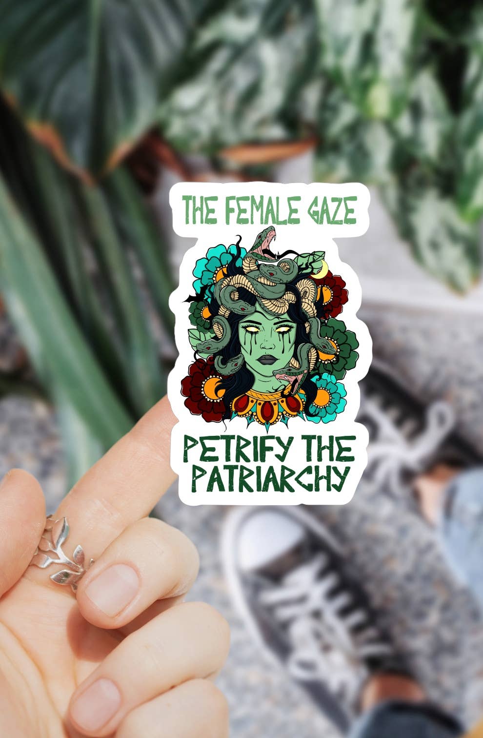 Petrify The Patriarchy Sticker