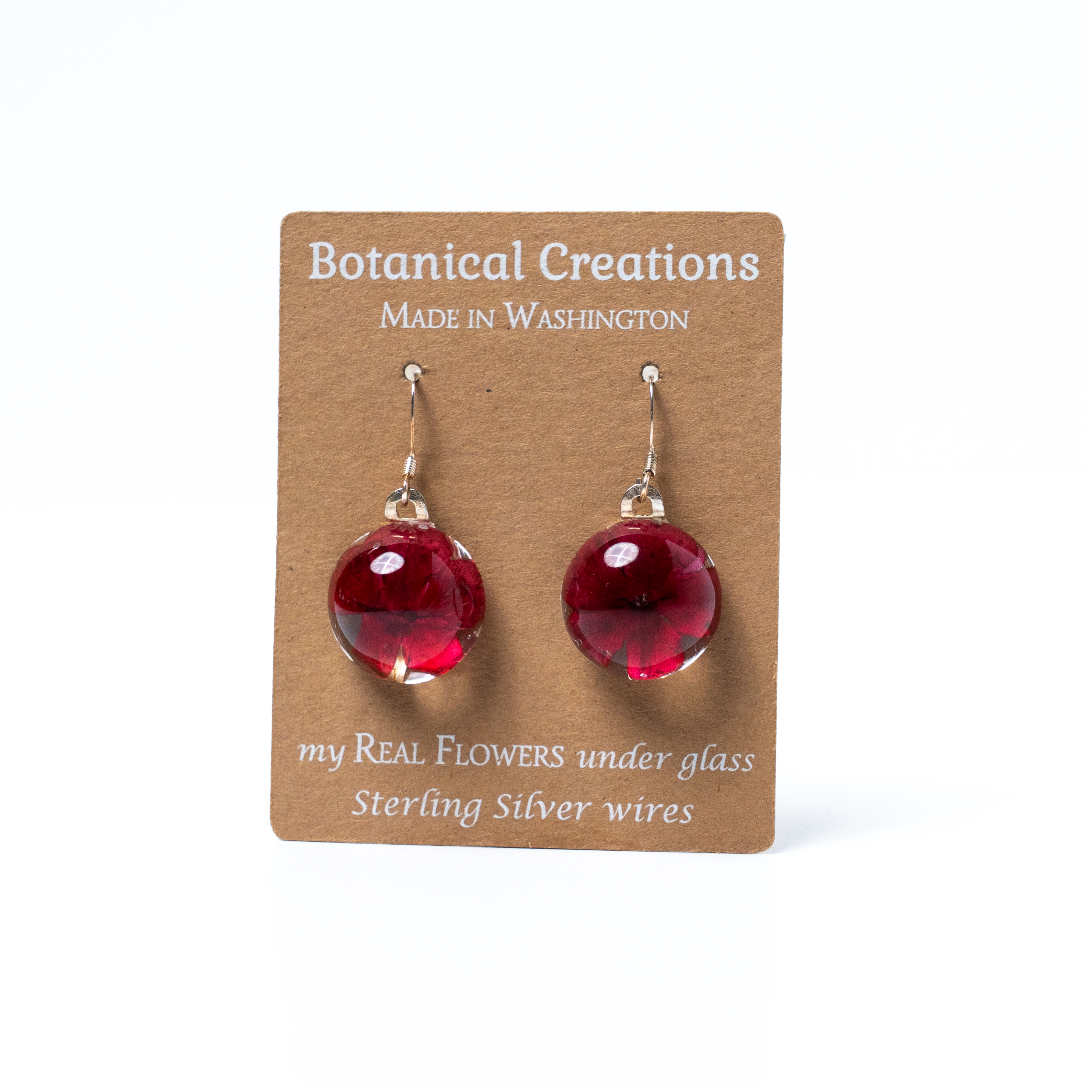 American Pride Dangle Earrings by Botanical Creations