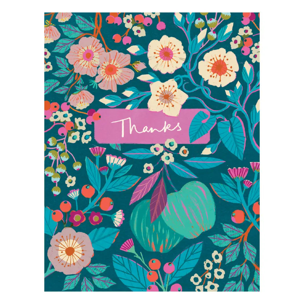 Apple Floral Card