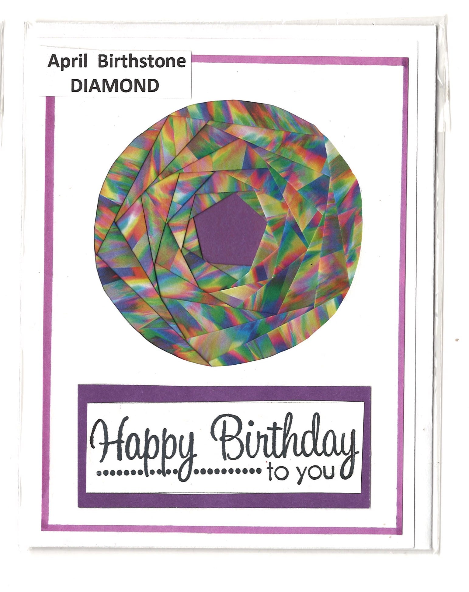 Birthstone Birthday Card | Helen Hecker