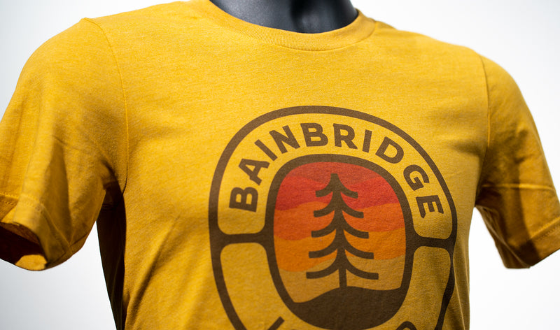Sunset Tree | Bainbridge Hoodie | Mustard