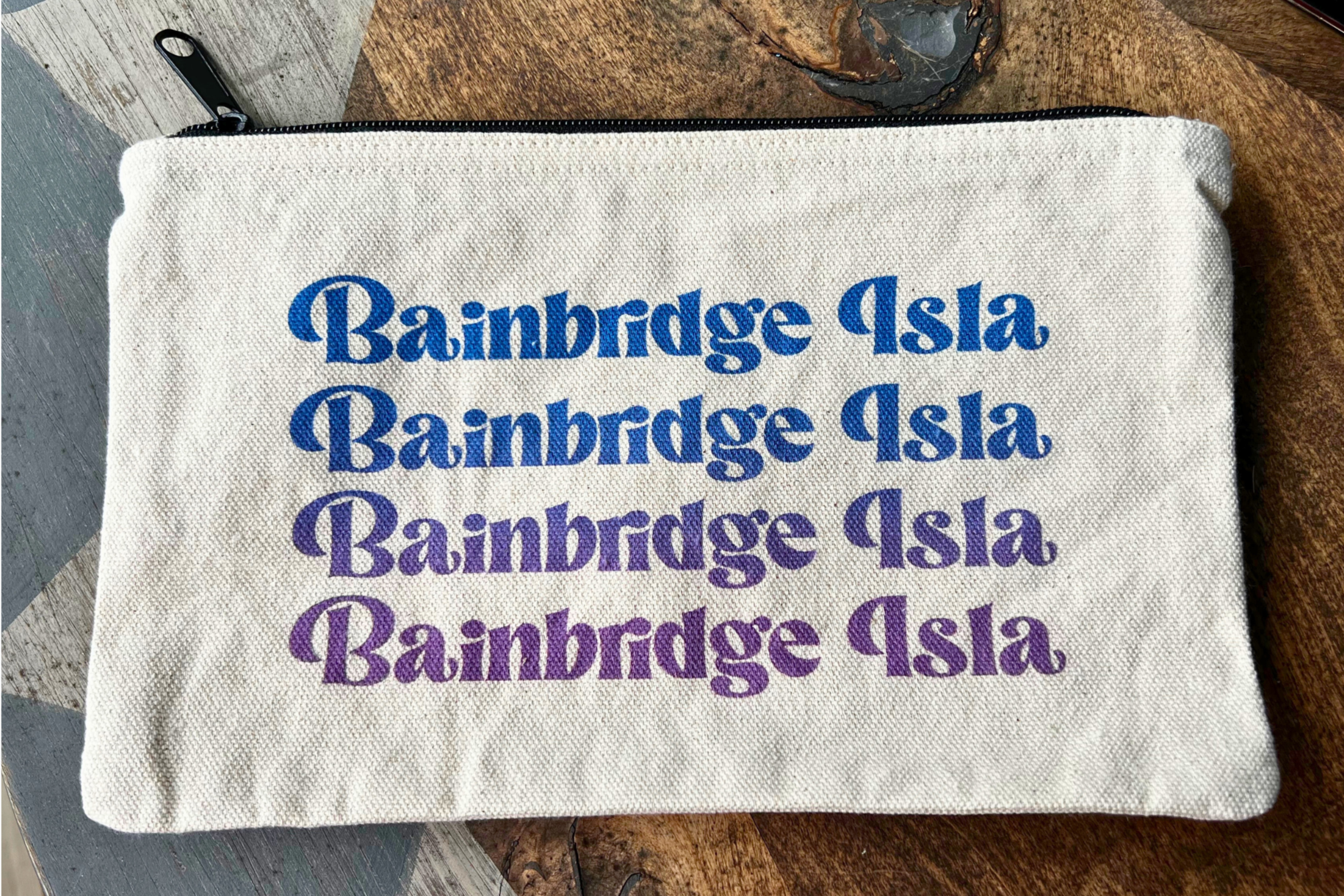 Bainbridge Pouch - Blue/Purple Ombre