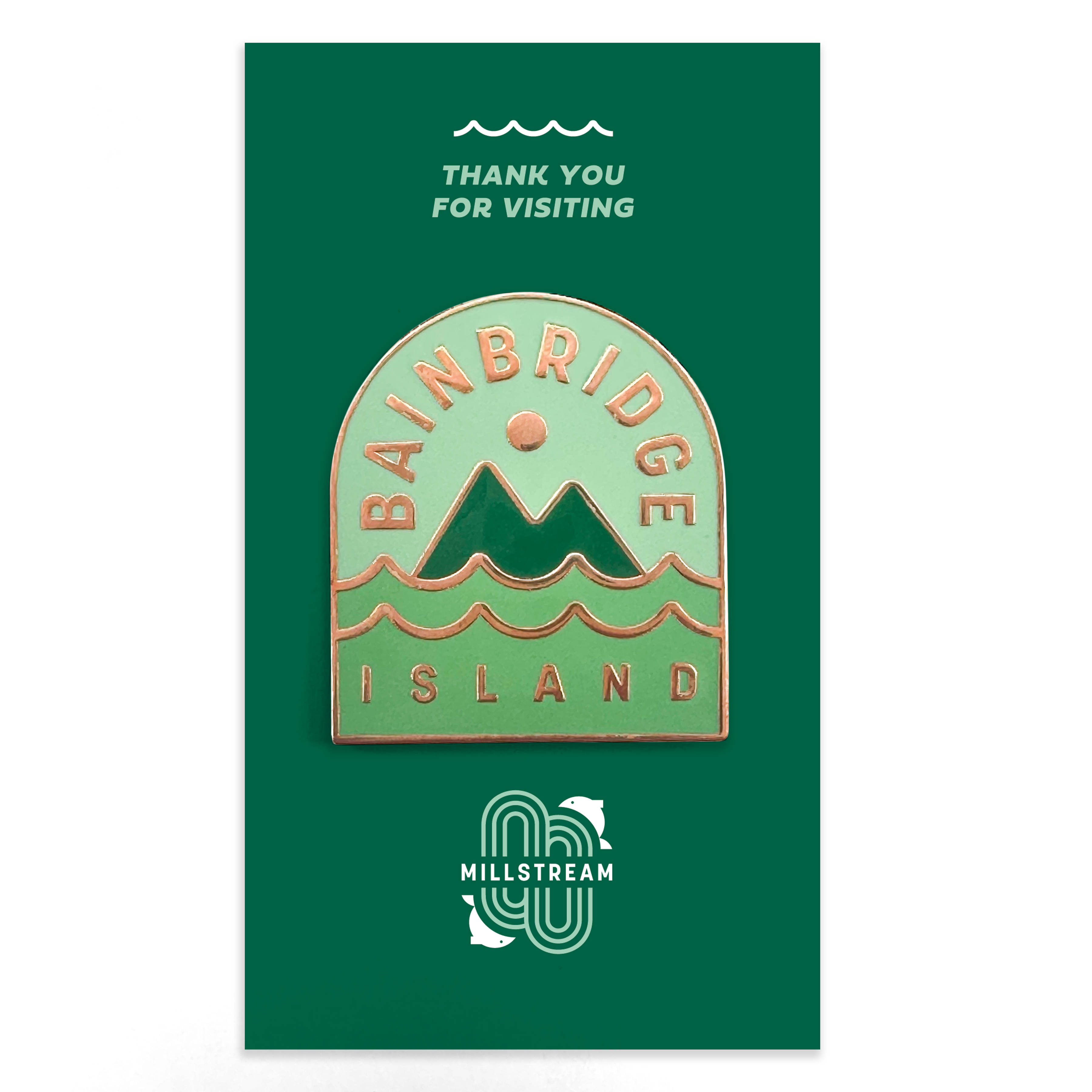 Bainbridge Island Enamel Pin