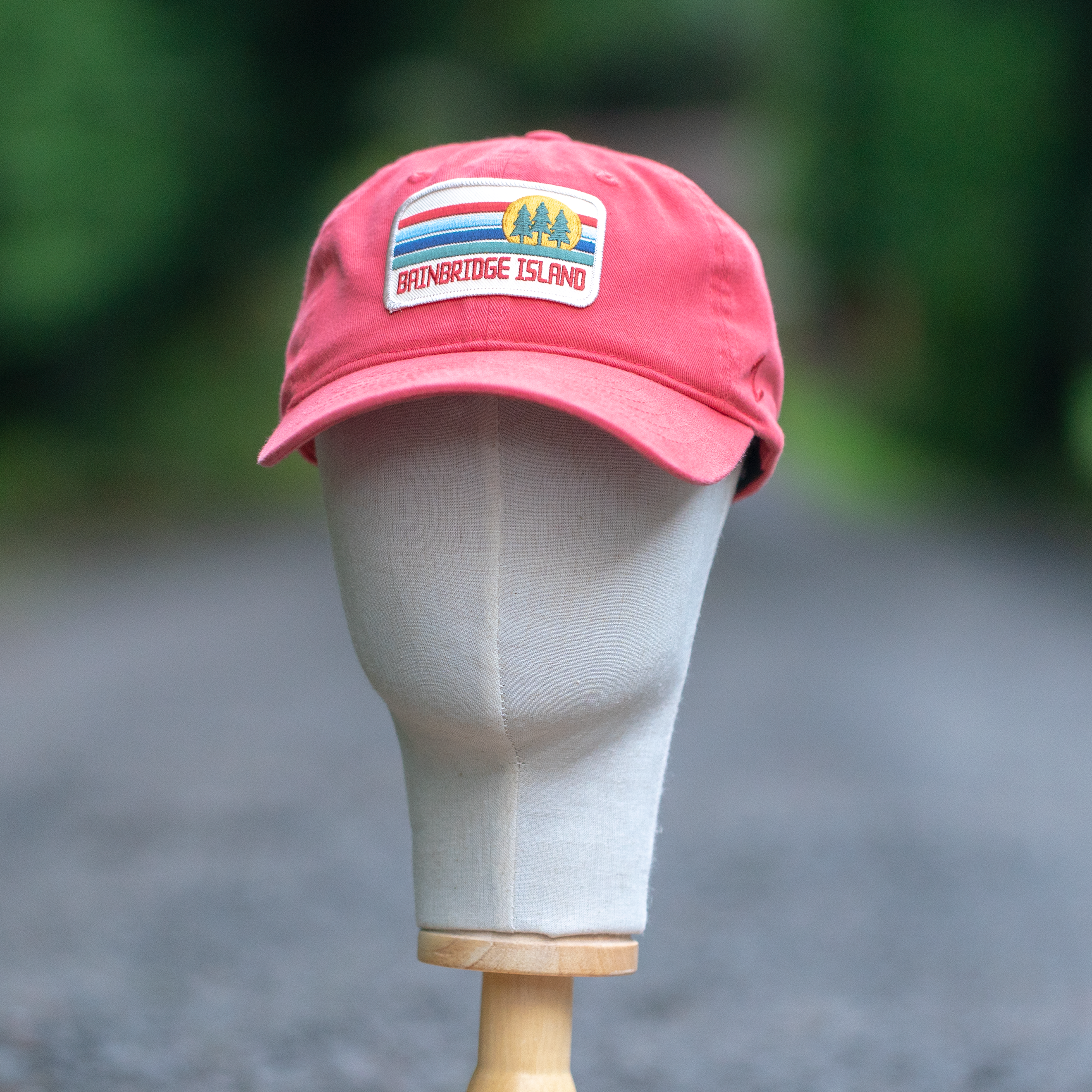 Bainbridge Island WA Vintage Patch Mauve Hat