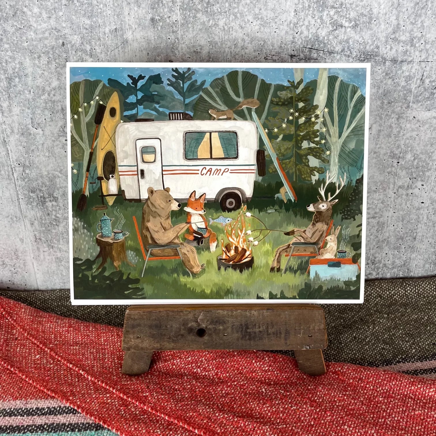 Camper Life Art Print