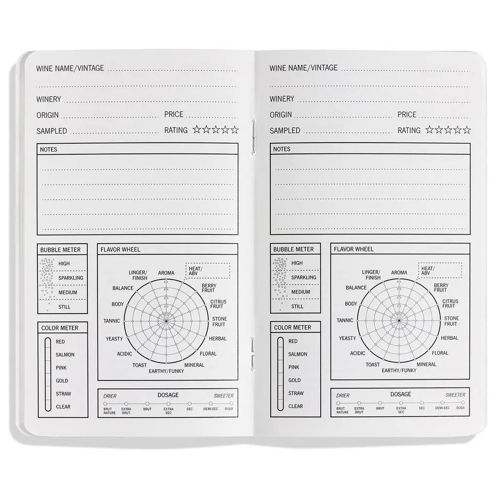 Bottles of Champagne Journal by 33 Books