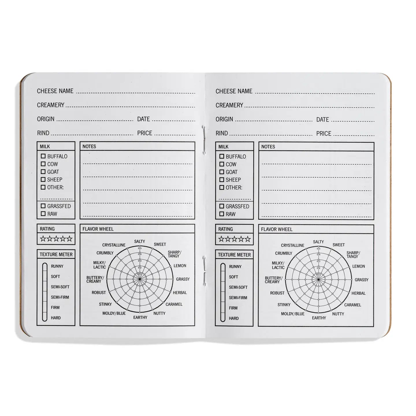 Cheese Journal by 33 Books
