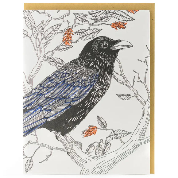 Common Raven Card - West Coast Birds