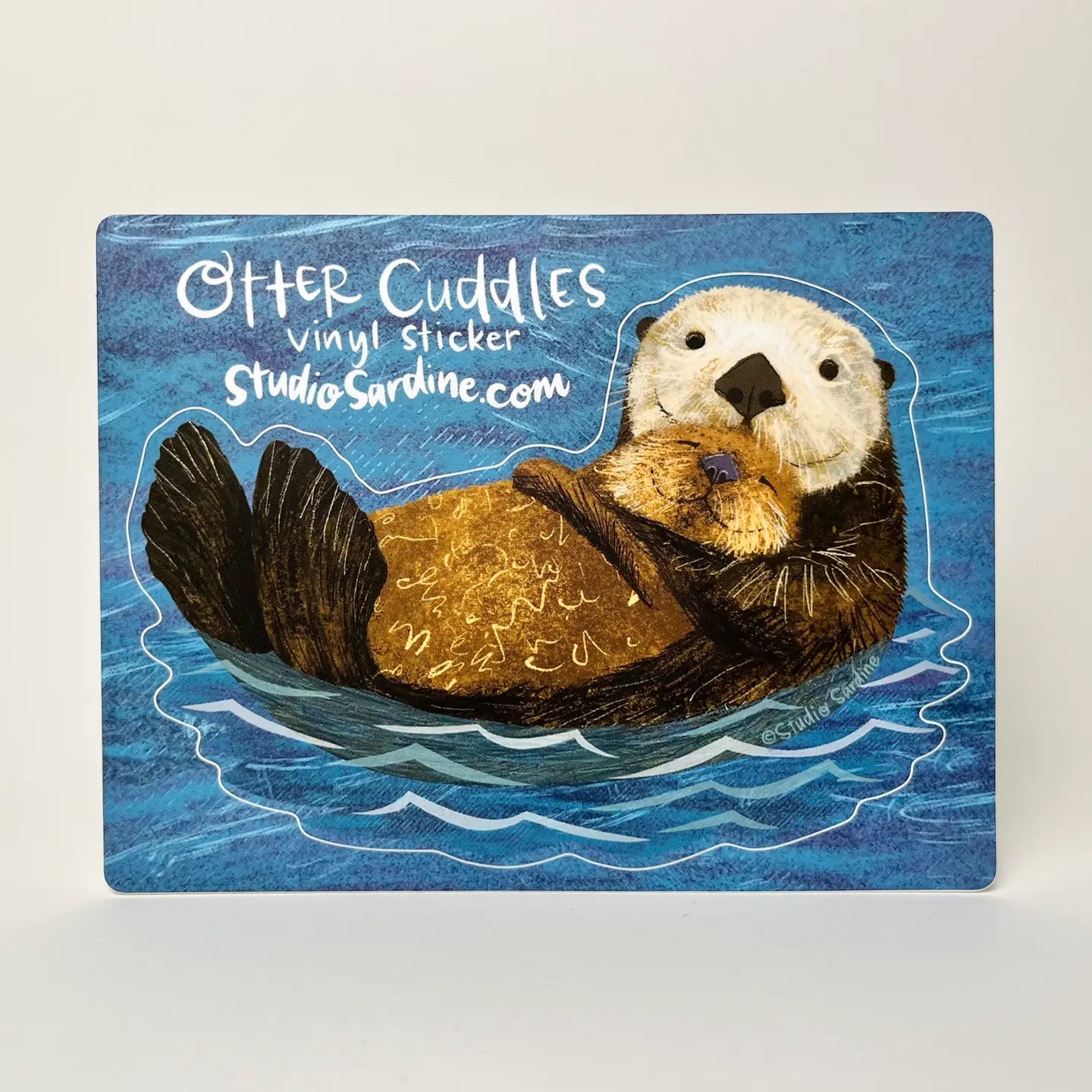 Cuddly Otter Sticker