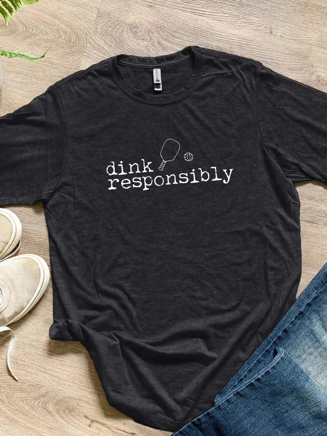 Dink Responsibly Unisex Shirt - Charcoal