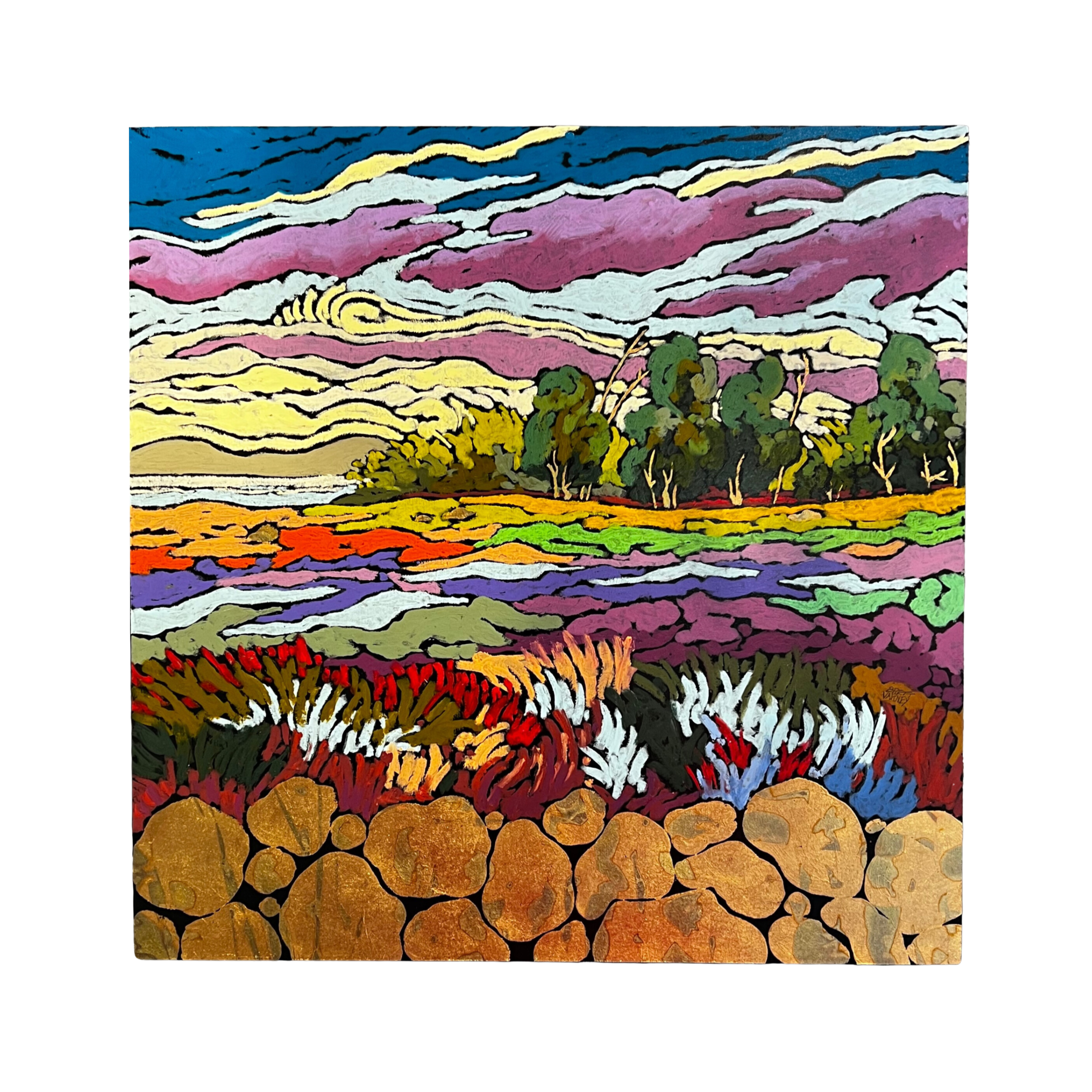 Brett Varney "Evening Colors" Vivid Oil Pastel