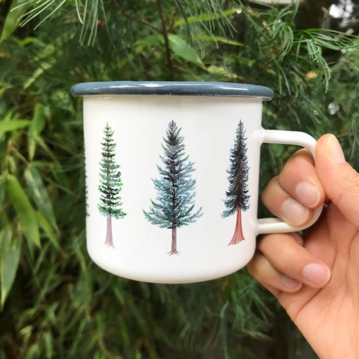 Evergreens Camper Mug