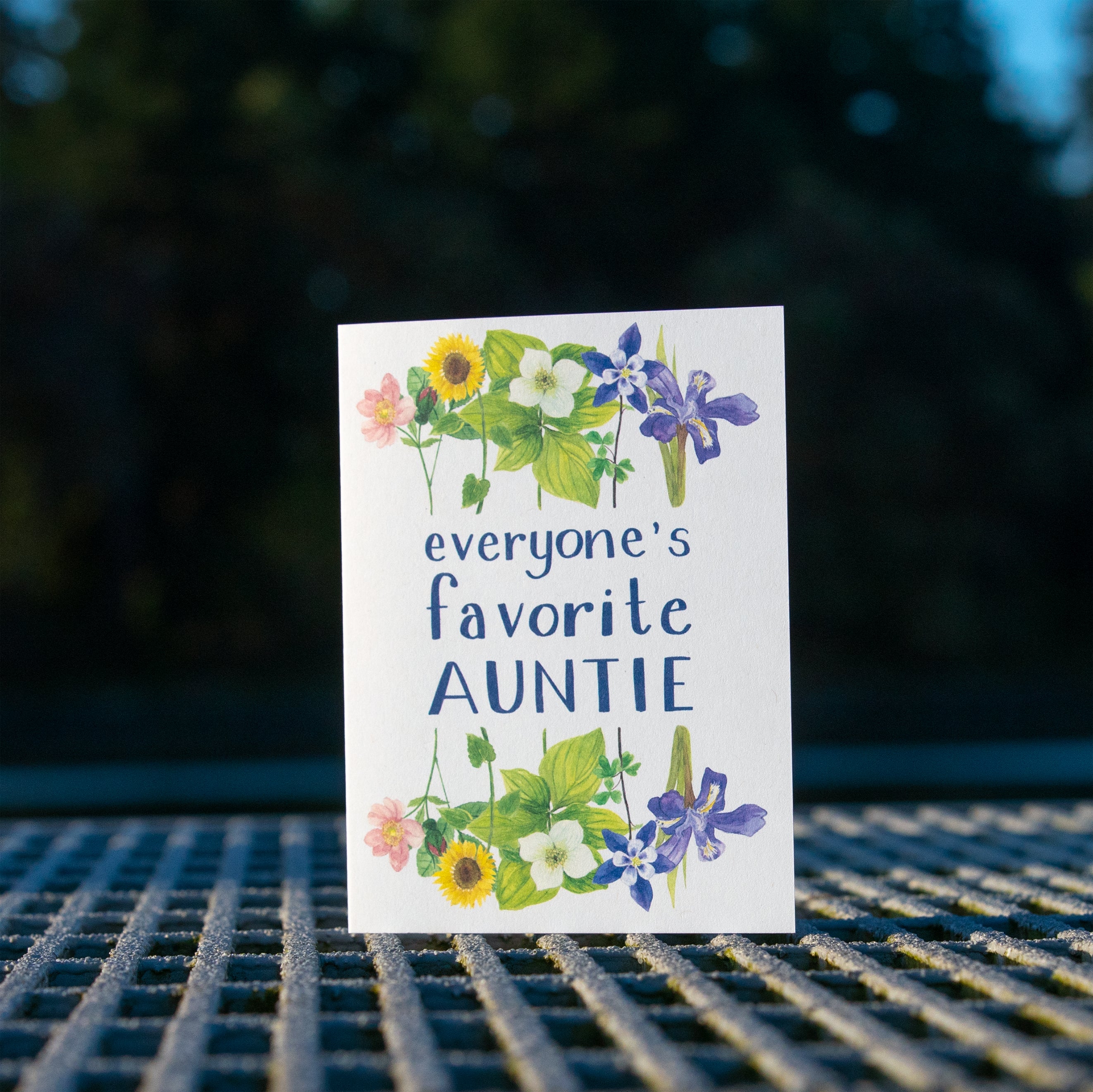 Everyone's Favorite Auntie Card - Mother's Day Card