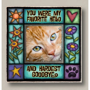 Favorite Hello II Pet Picture Frame Wall Art