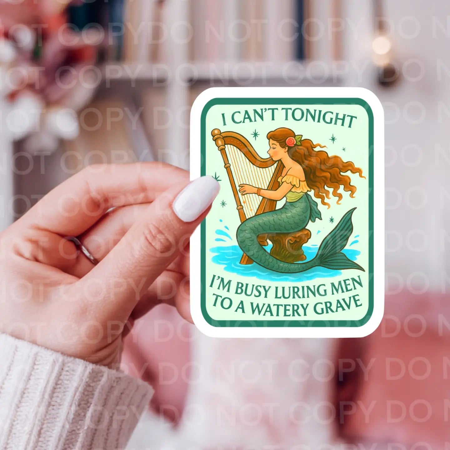 Feminism Siren Retro Sticker