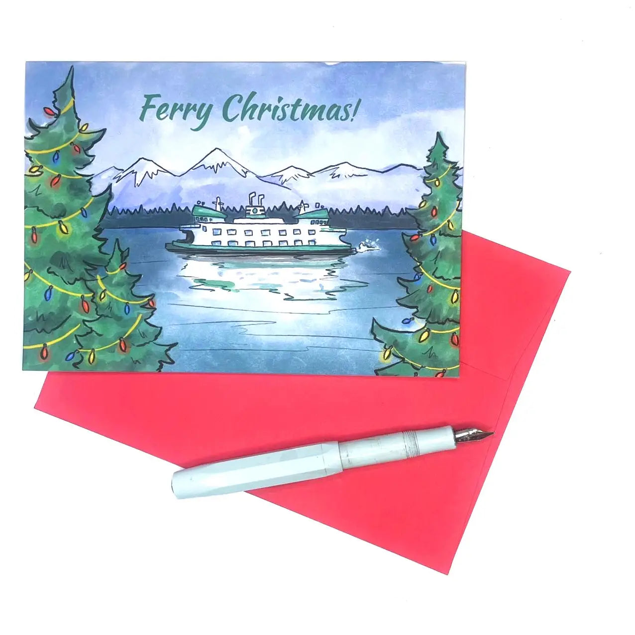 Ferry Christmas Card
