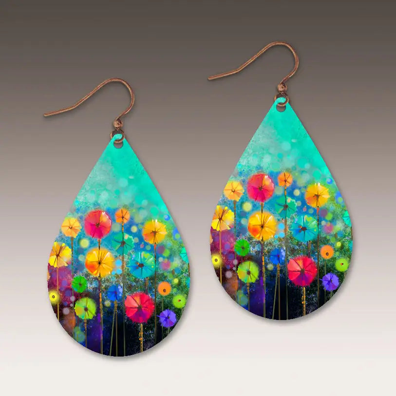 Field of Flowers Petal Drop Earrings | 27NXB