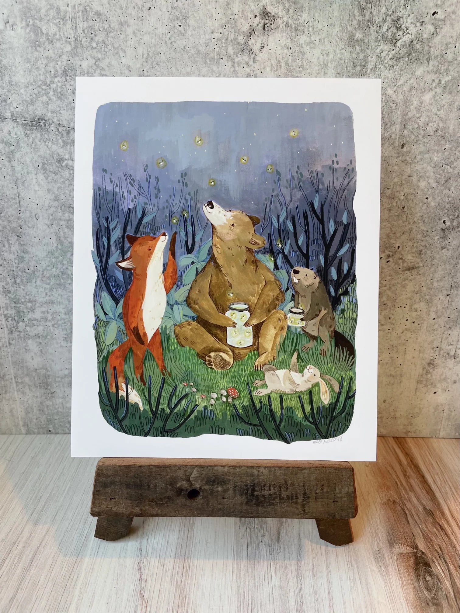 Firefly Nights Art Print